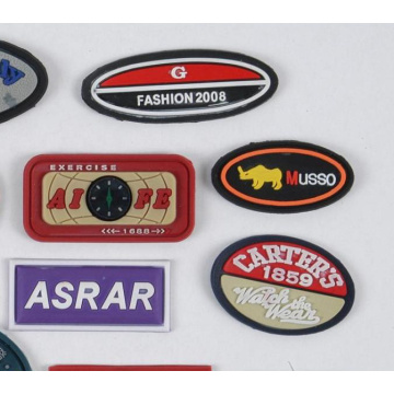 New Design Custom 3D Rubber Patches for Coat Wholesale