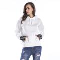 New Women's Plus Velvet Hooded Sweater Sweatshirt