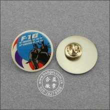 Badge d&#39;impression décalée, épinglette organique (GZHY-LP-028)