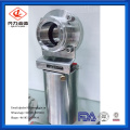 SS304/SS316L sanitary thread pneumatic butterfly valve