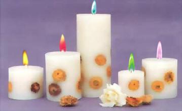 Cartoon candle