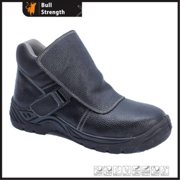 Genuine Leather with Steel Toe Cap Welding Safety Boot (SN5375)