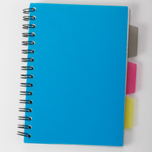 A5 Blau Pp Sprial Notebook mit Index