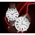 Watch Manufacture Quartz Leather Strap Pareja reloj