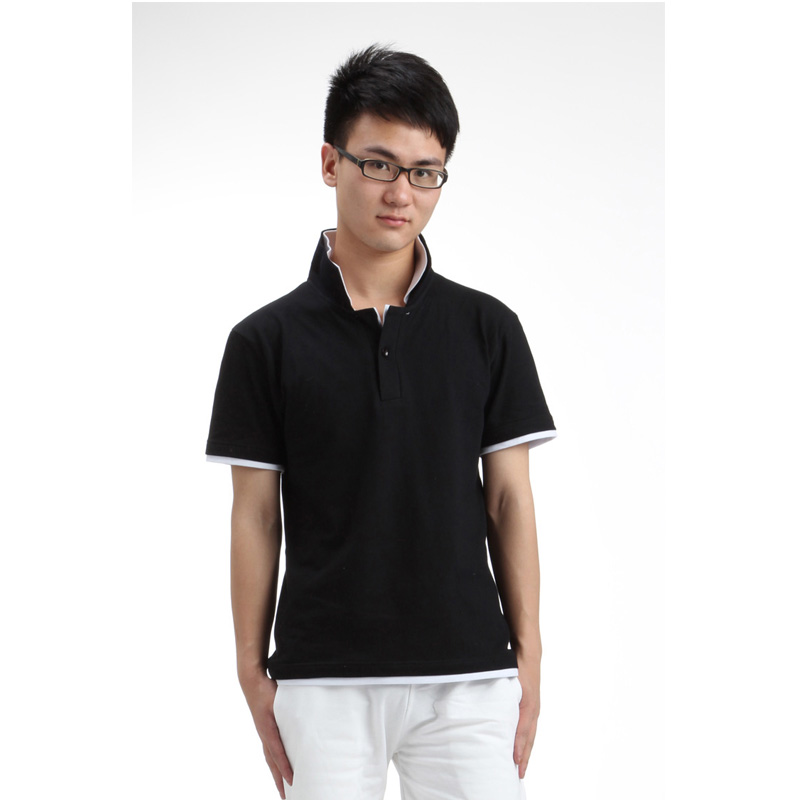 Black polo shirt 