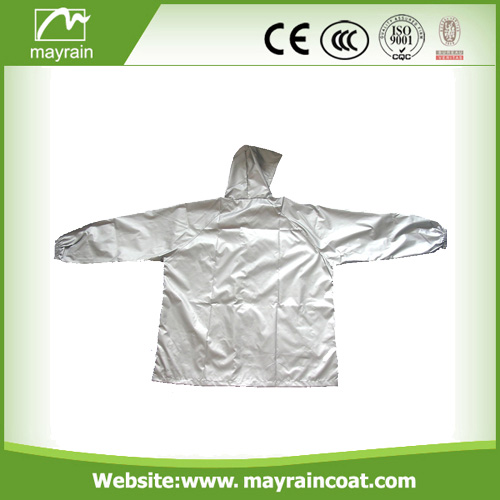 Gray Polyester Outdoor Jacket