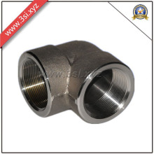 ASTM Black Steel A105 90 Degree Threaded Sr Forged Elbow (YZF-L187)