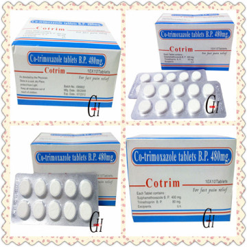 Comprimés antifongiques de co-trimoxazole