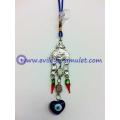 Blue Evil Eye with Horse Shoe Protection amulet car hanging decoration ornament