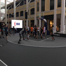 carreaux de cour portables de basket-ball extérieur