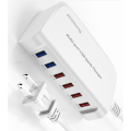 USB-Heimladegerät mit 6-Port-Multi-USB-Adapter