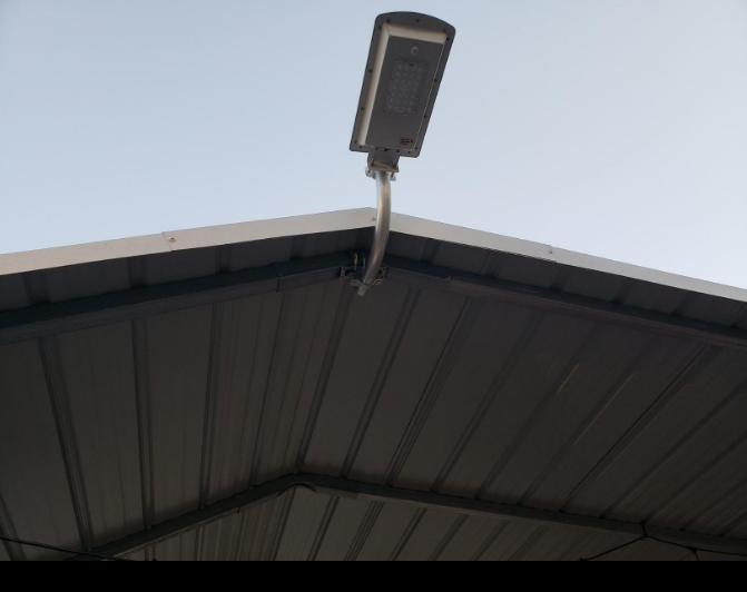 Solar Power Street Light Pole