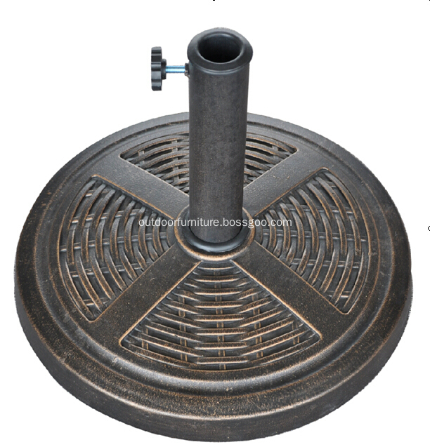 DL-031-10 Garden Noble Round Resin Umbrella Base