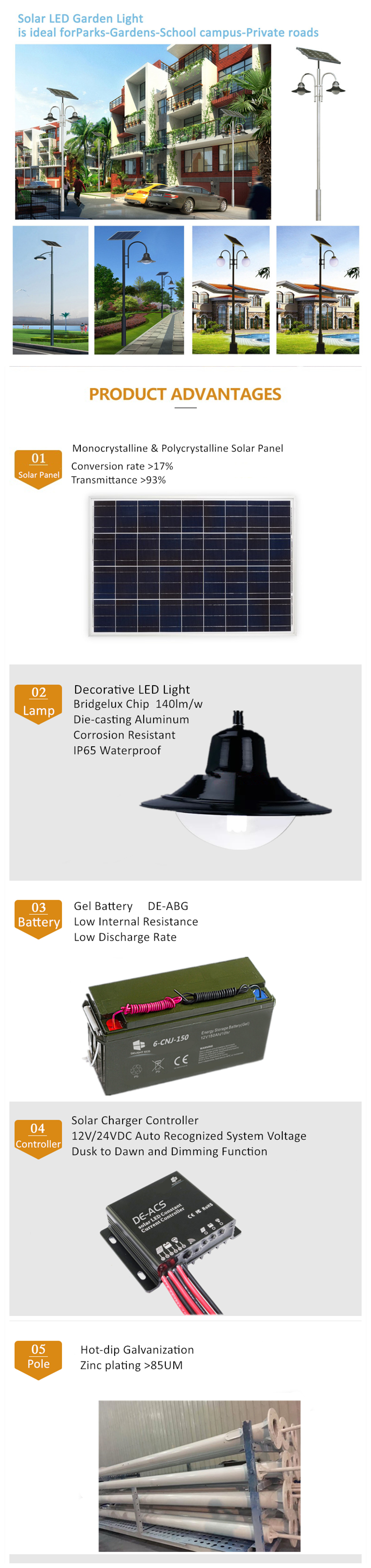 solar garden light DELIGHT