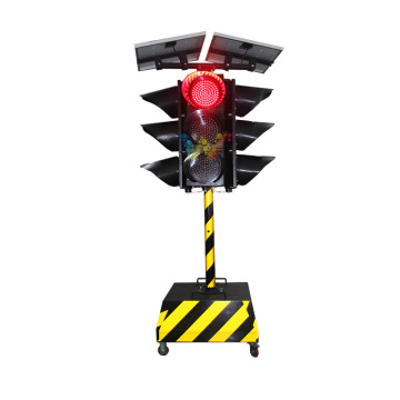 Solar 300mm Led Portable Traffic Signal light