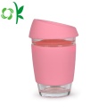 Factory Ceramic Silicone Cup Sleeve con tapa de tapa