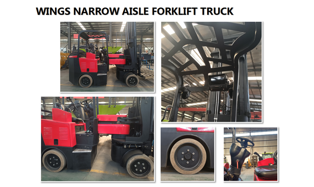 narrow aisle forklift 6 meters