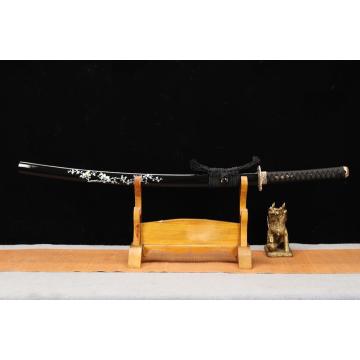 T10 Burned Edge Samurai Sword - Cloud Dragon