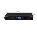 HUB USB 7-EN-1 Type-C VERS HDMI / 3USB3.0 / PD / VGA / LAN pour ordinateur portable