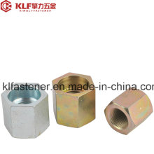 Carbon Steel Long Hex Coupling Nuts DIN 6334