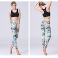 Medida moda mujer brillante lycra polainas los pantalones yoga