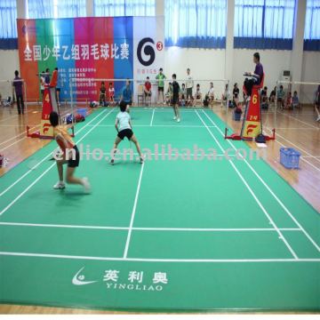 Hot Sale Pvc Vinyl Badminton courts Sports Flooring