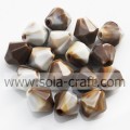 Solid Mixed Colors Loose Acrylic Jewelry Spacer Beads