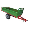 Remorque agricole à benne basculante hydraulique pour transporteur de tracteur