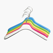 Children's colorful clothes hangers