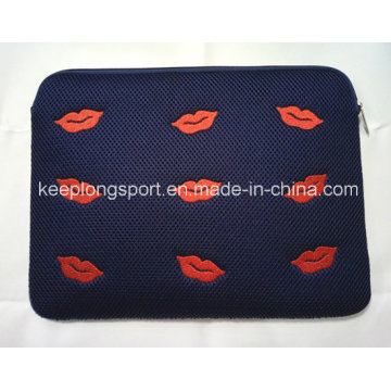 2016 New Design Fashionable Neoprene Add Mesh Laptop Sleeve, Neoprene Laptop Bag