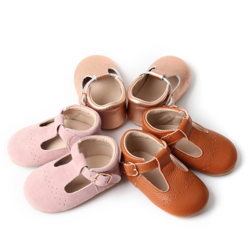 Brogue T-Bar Mary Jane Chaussures Habillées pour Bébé