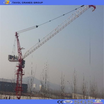 Qtd4015 Luffing Jib Tower Crane Usado no Edifício de Construção