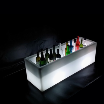 Garden Furniture LED Cube Ice Bucket (B010)