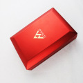 Red Plastic Jewelry Set Box with LED Light