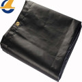 Black  Vinyl Canvas Tarps