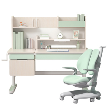 Kids desk and chair with storage child desk