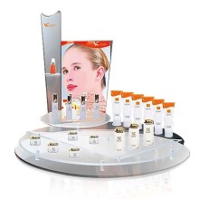 Pop Acrylic Cosmetic Counter Display Stand, рекламная стойка для показа