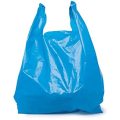 Custom printed plastic t-shirt bag vest handle shopping fruit packaging bag