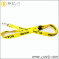 flat personalized double custom sublimation lanyard