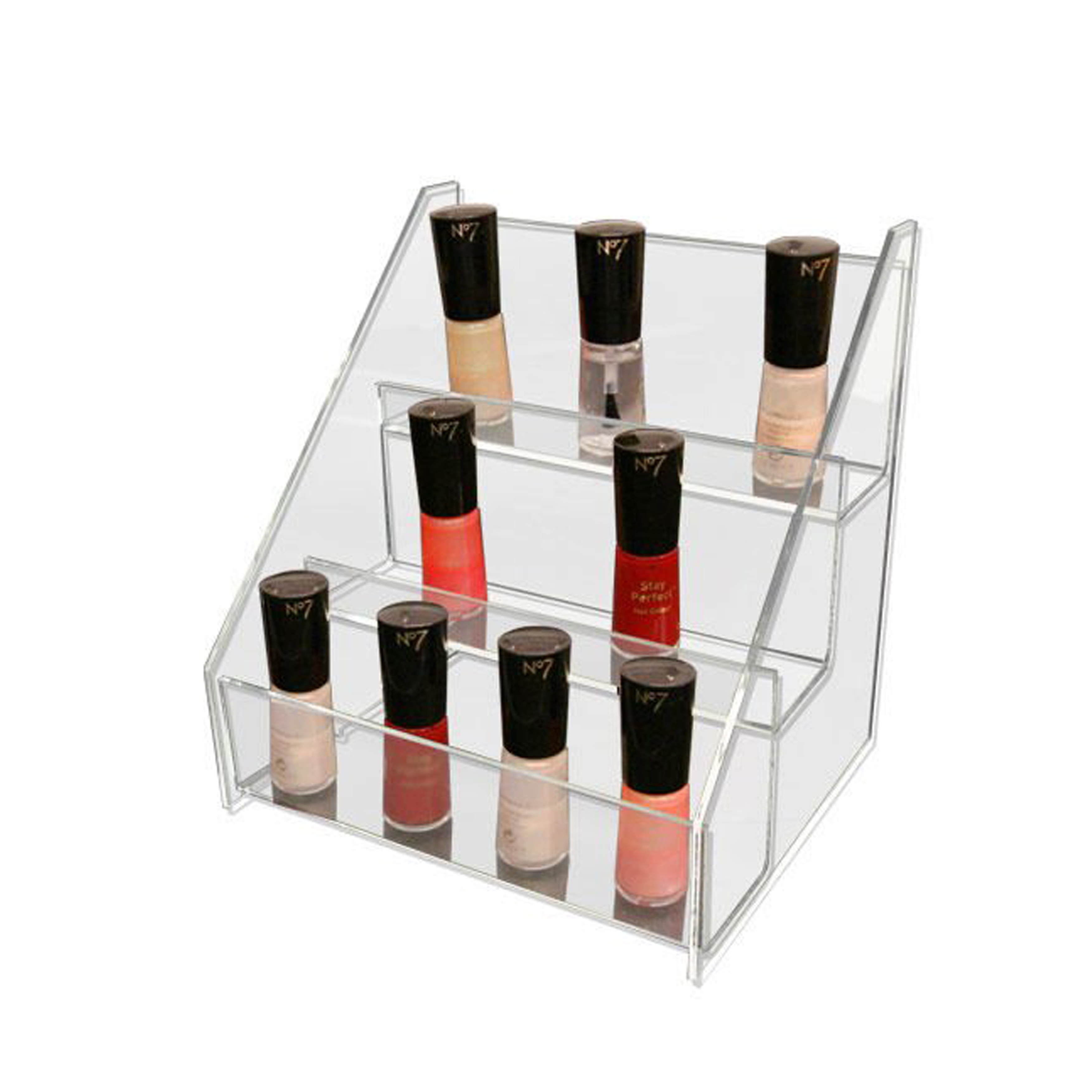 Pure Acrylic Counter Top Cosmetic Display Case