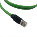 X Code M12 до RJ45 CAT6A Промышленный кабель