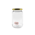 Round Glass Jar With Tinplate Lid 369ml