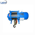 Fast line speed mini electric winch provided