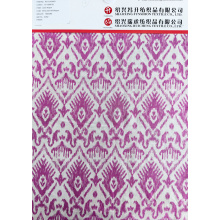 Tejido de rayón de lino de patrón brillante tela de vestido de dados