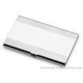 High Quality Stainless Steel Business Card Holder with Laser Printing Logo