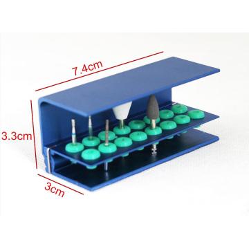 Rj122 Dental 16 Hole Bur Stand with Silicone Ring