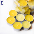 2018 new design popular scented and colorful tealight candles