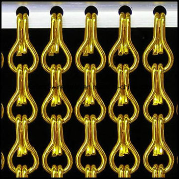 Golden Alumium Chain Link Screen