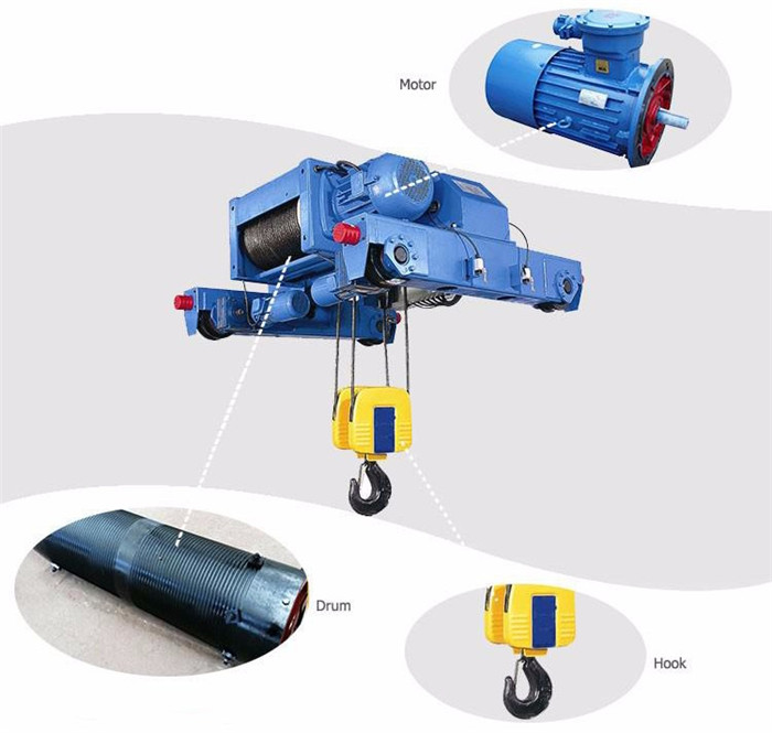 Construction double speed MD electric hoist