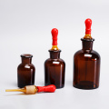 Glass  Lab Reagent Bottle with Dropper